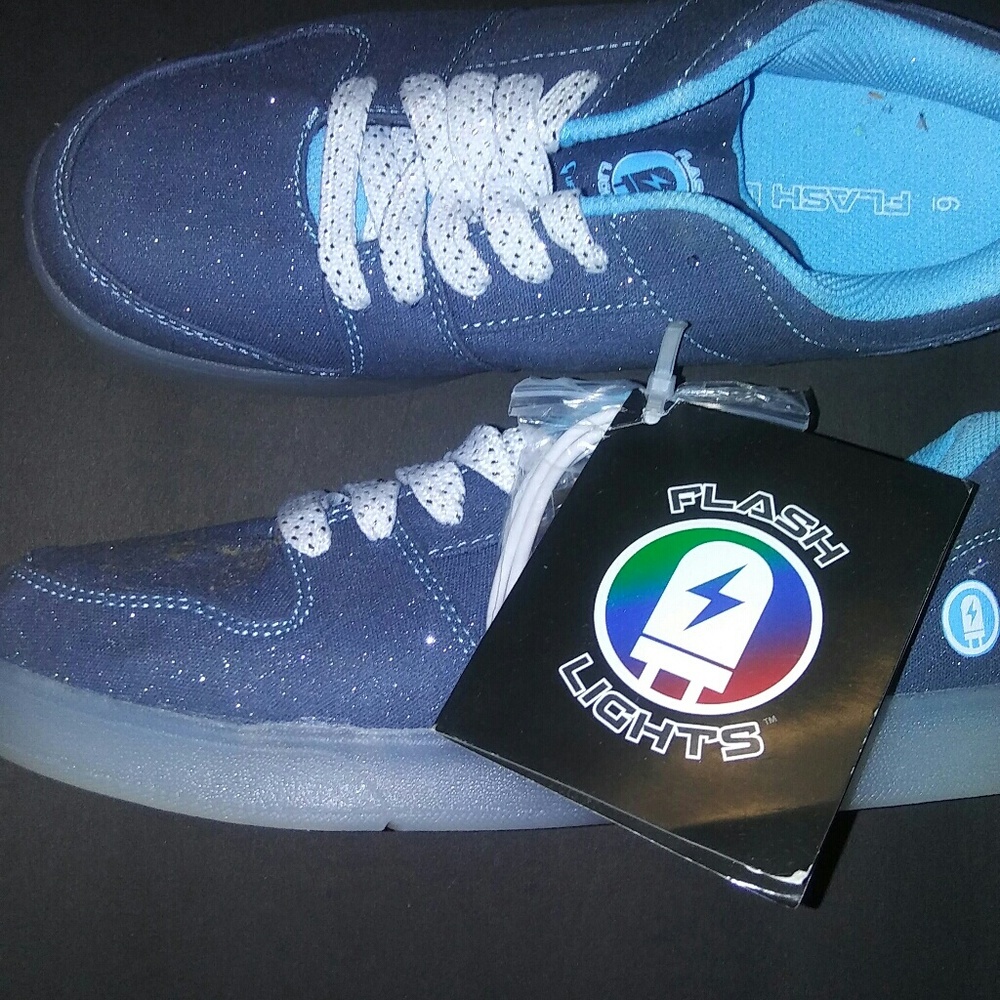 Flash light sneakers